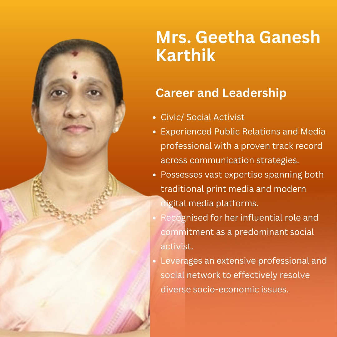 Mrs. Geetha Ganesh Karthik