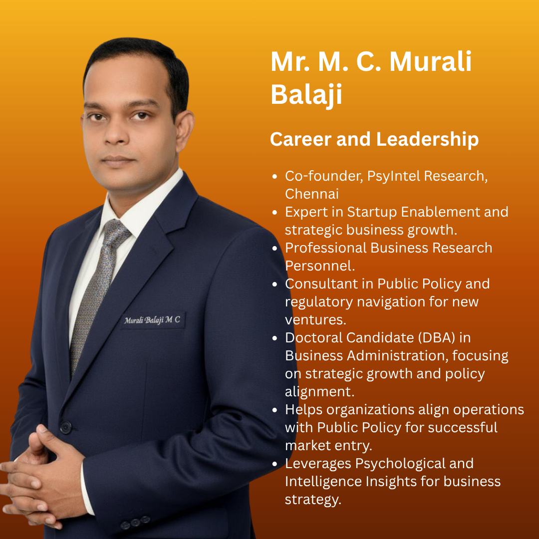 Mr. M. C. Murali Balaji